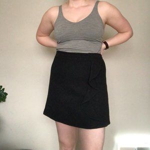 Wool Mini Skirt